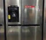  Vendo Refrigerador LG Inverter, Inox, Side by side, 22 CFT, Door in Door