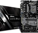 KIT 8va ASROCK Z370-PRO4DC G5600 A 3.9GHZ(4mb)4GB DISIPADAS(2400)|SELLADOS