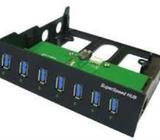 PANEL FRONTAL DE 7 PUERTOS USB 3.0|ALIMENTACION X SATA/USB 3.0 FRONTAL DEL BOARD