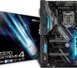 KIT 8va ASROCK Z 370 EXTREME 4+i3 8100+4 GB RAM 2400 1 MES GARANTIA 53117098