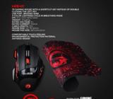 Mouse Gamer Scorpion M315 con Mousepad 1600DPI+7 botones+Sellados 53/72*2368